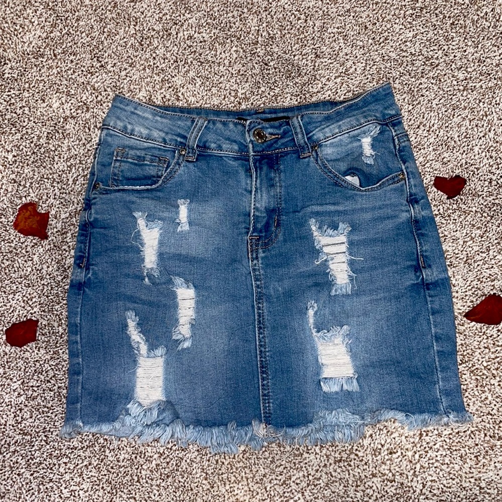 Denim skirt
